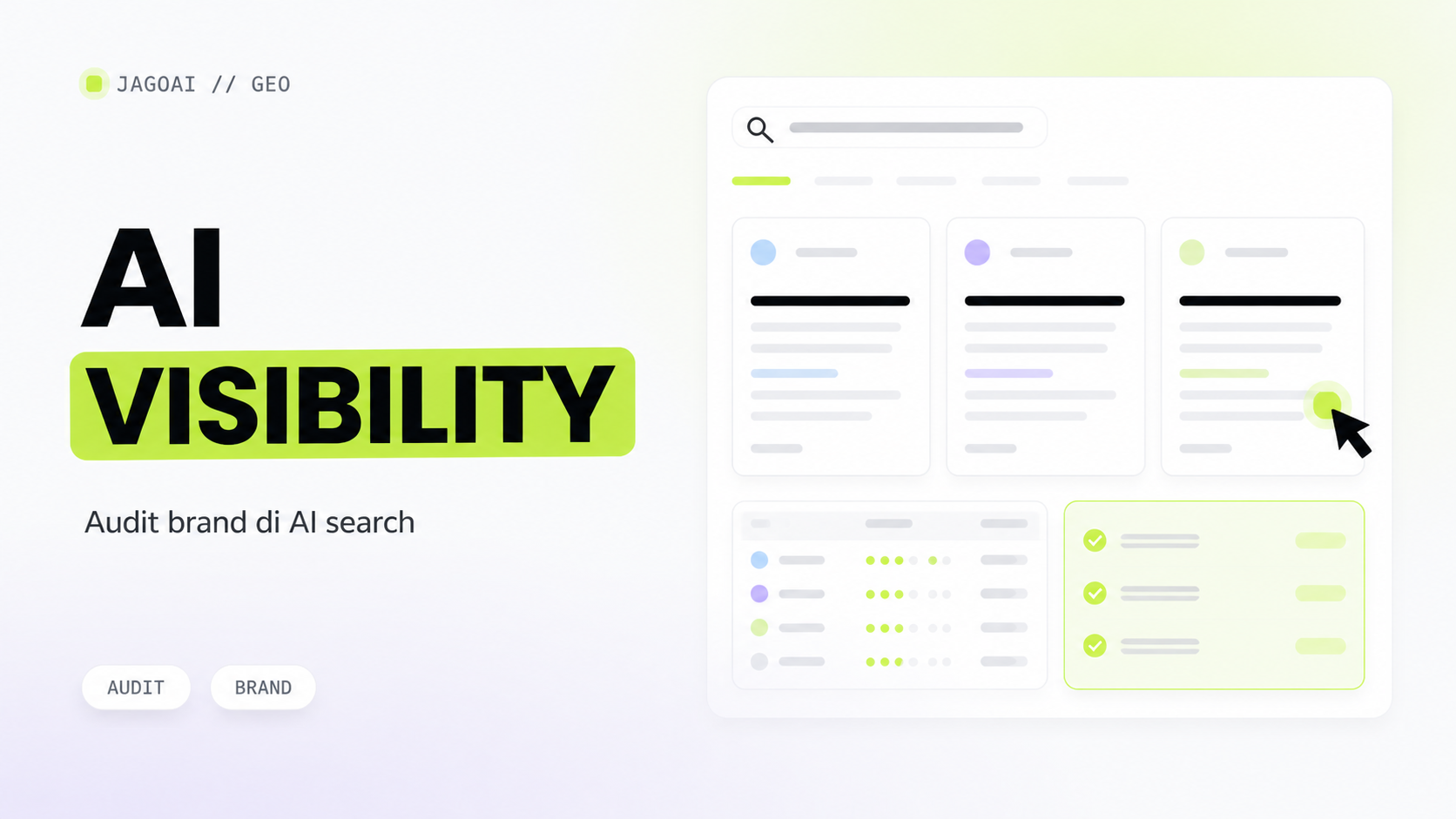 Cara Audit AI Visibility Brand di AI Search